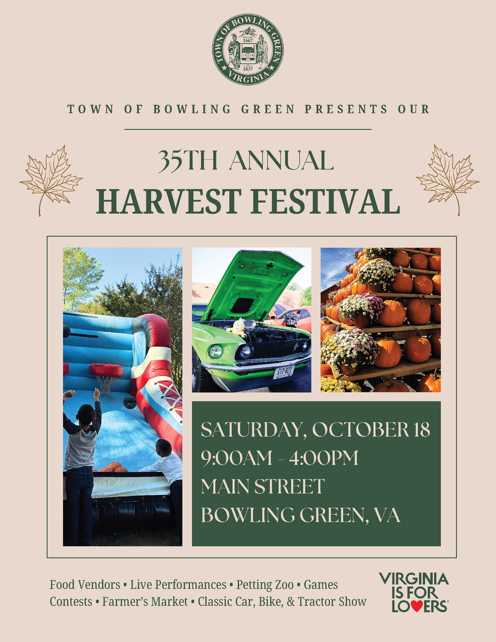 V.A. 「Harvest Festival」ハ―ヴェスト・フェスティヴァル 2025 Harvest Festival | Bowling Green, VA